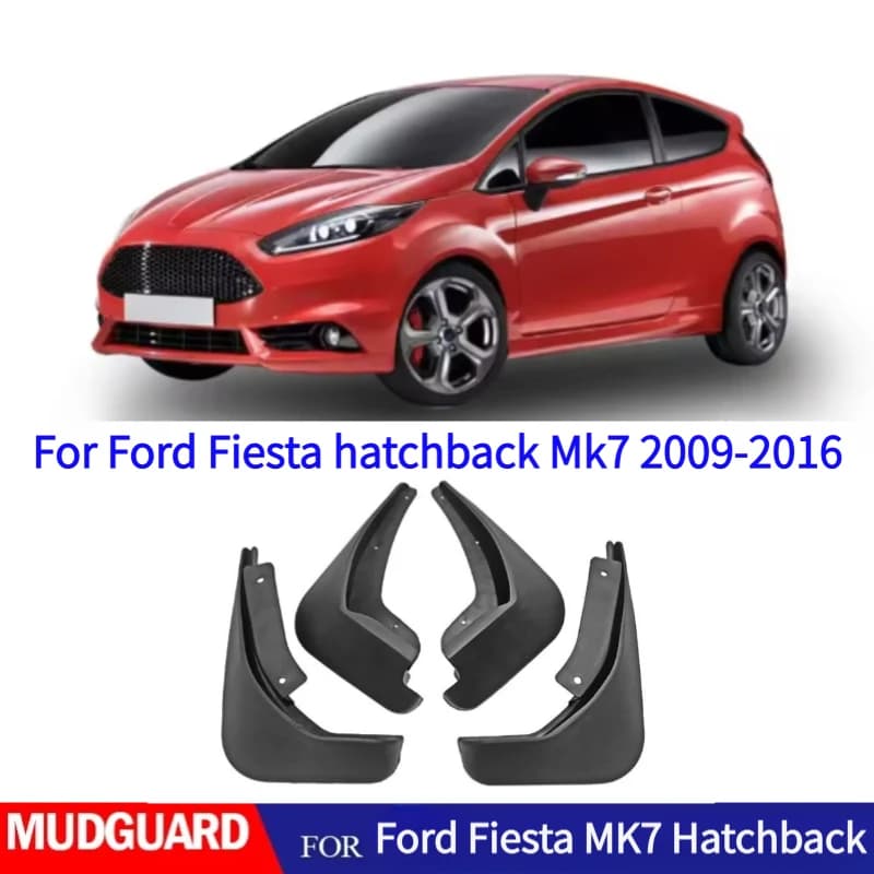 Car Mudguards For Ford Fiesta hatchback Mk7 2009 2010 2011 2012 2013 2014 2015 2016 Mud Flaps Mudflaps Splash Guards Accessories