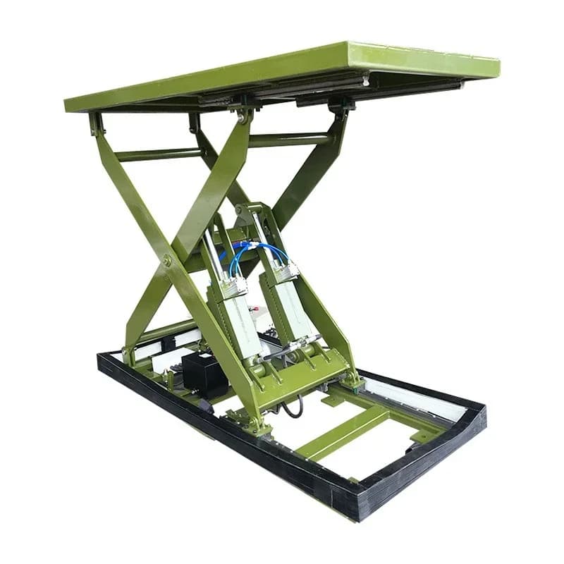Cargo liquid fixed lift, electric fixed scissor lift aerial work platform