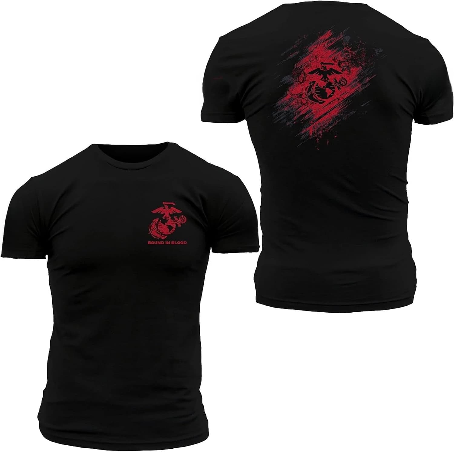 Grunt Style USMC Bound in Blood T-Shirt 100% Cotton O-Neck Short Sleeve Summer Casual Mens T-shirt Streetwear