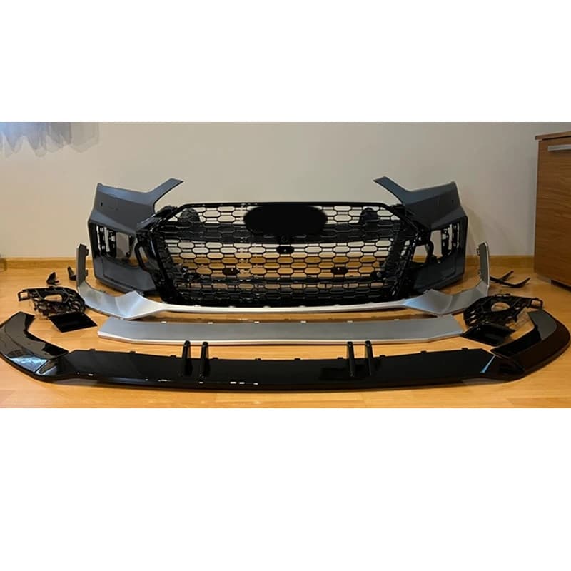 2017-2019 A5 S5 B9 Replacement RS5 Style Front Bumper and Grill Modification Upgrade Front Bodykit Fitment for Adui A5 S5 B9