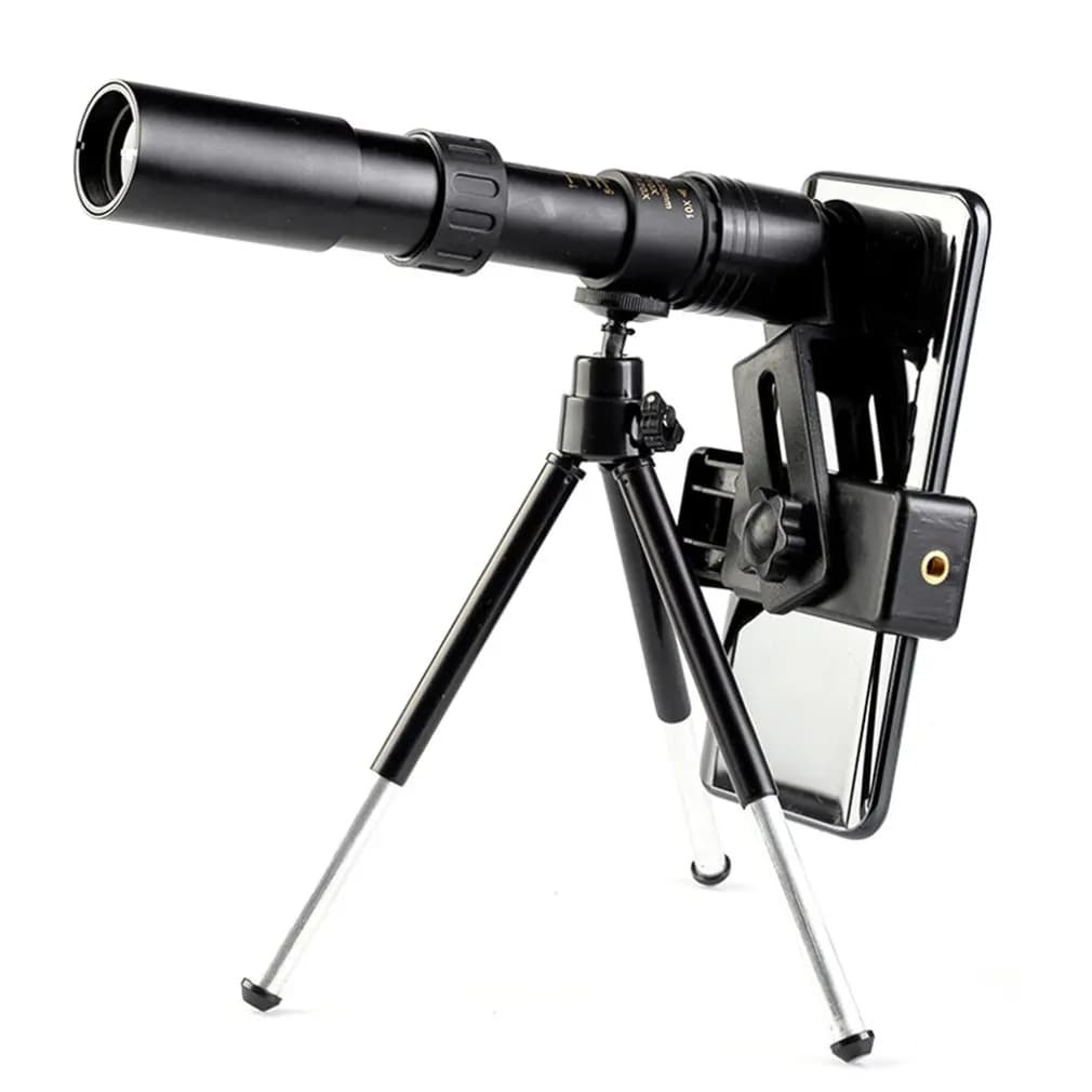 Hot Retractable Telescope with Tripod & Mobile Phone Camera Holder HD Magnification Monoculars Waterproof Telescope Hunting Tool