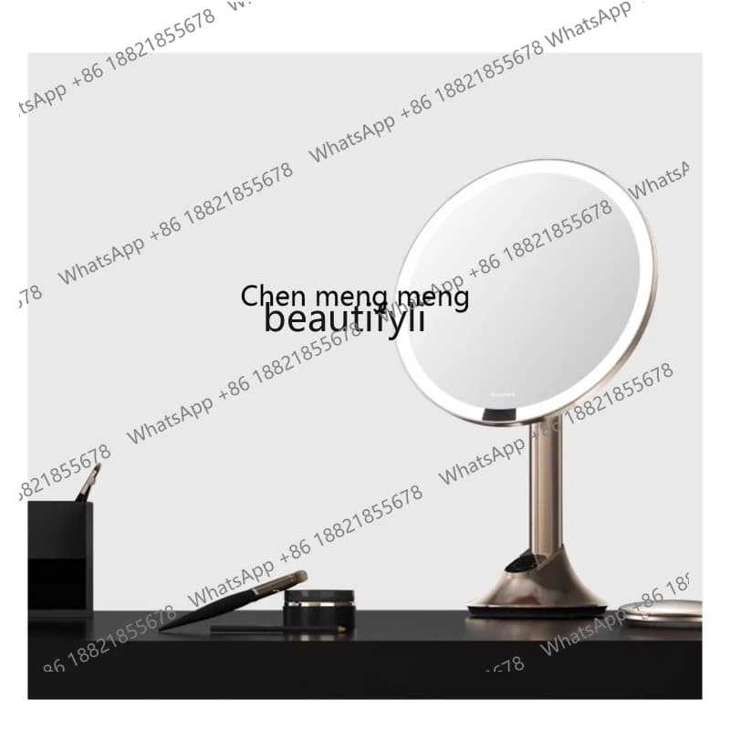 E153 Smart makeup mirror light luxury dresser desktop, birthday gift