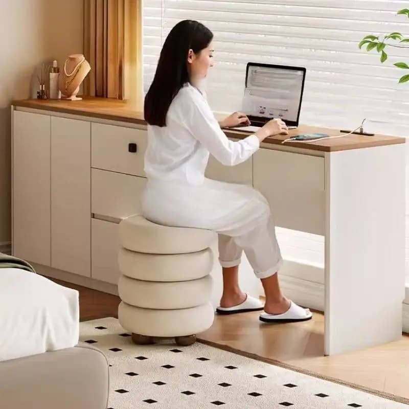 Extension Essentials Vanity Desk Shelves Wooden Corner Room Stuff Dressing Table Adult Modern Coiffeuse De Chambre Furnitures