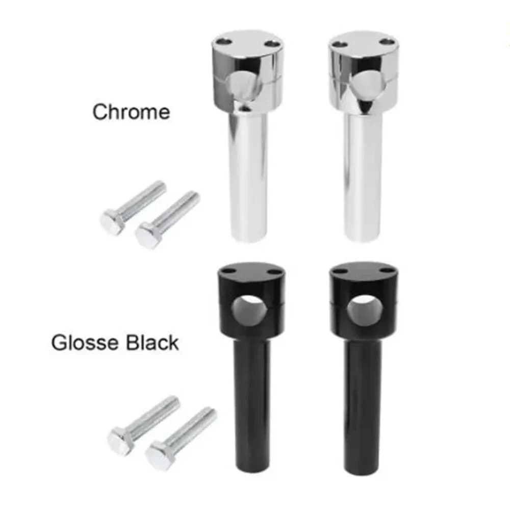 Venta caliente accesorio de motocicleta mango soporte abrazadera kit adaptador de instalación circular negro 22/25mm CNC alumini