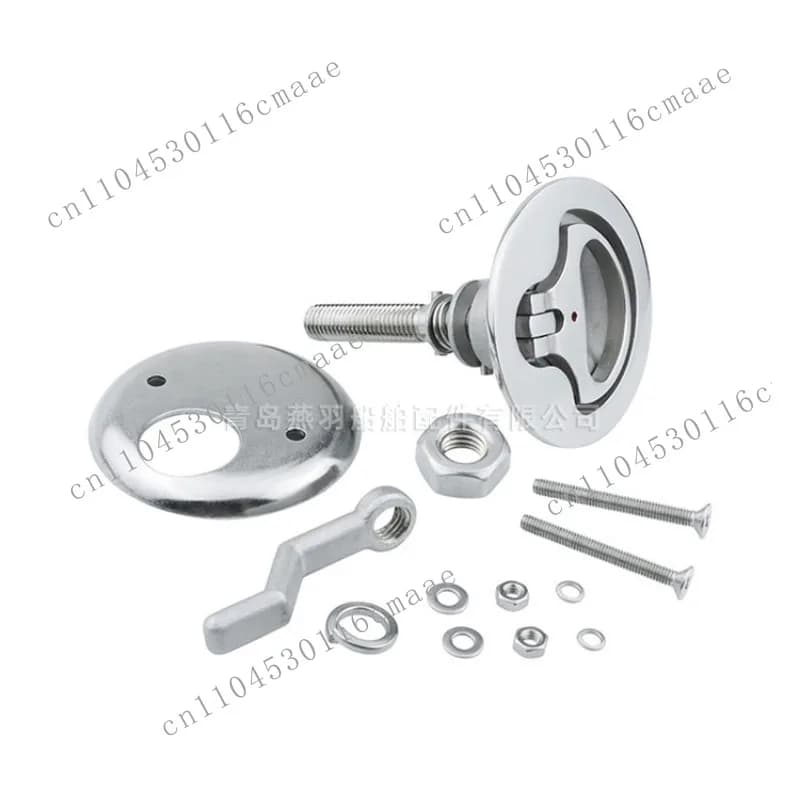 Yacht Hardware Accessories Marine Deck Pull Bracelet Lock, Ship Deck Compartment Cover Handle