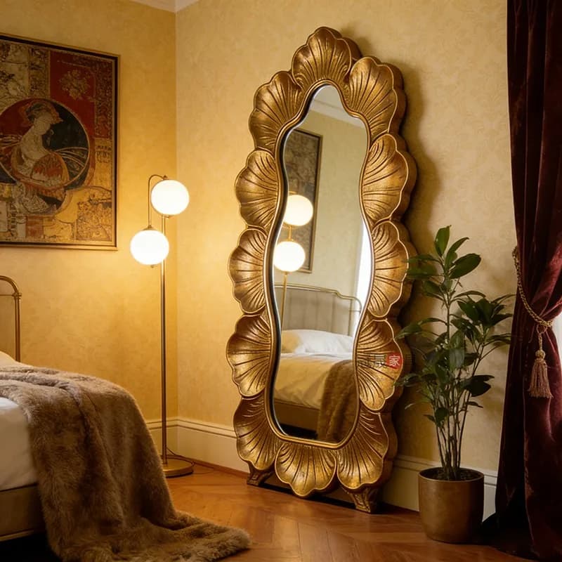 Luxury Moving Mirror Living Room Modern Full Body Standing Girls Men Long Funky Bathroom Mirror Bedroom Espelhos Home Products