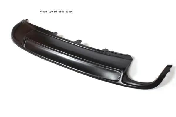 Dual Exhaust Single Outlet S4 Style Rear Diffuser forAudi A4 B8