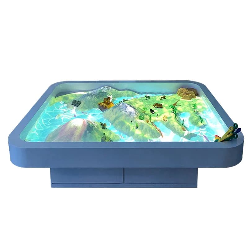 amusement park equipment indoor interactive projection sand table