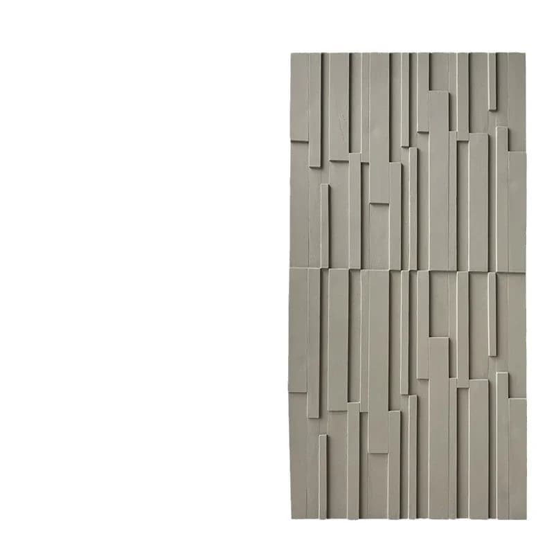 Wood grain board imitation wood board 3D mosaic three-dimensional cement component hollow brick exterior