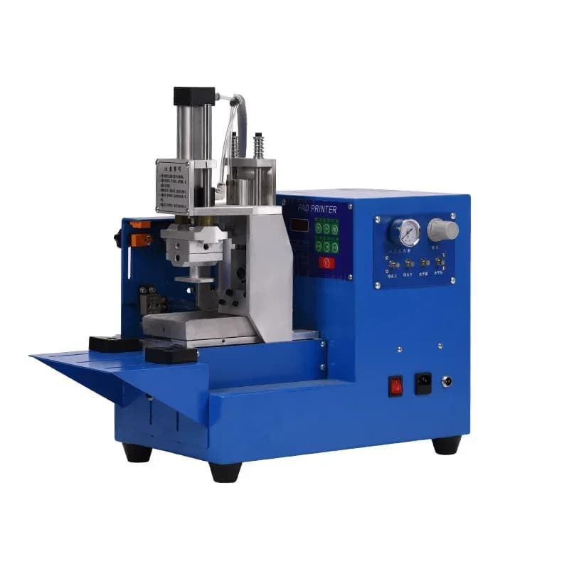 Coding machine Electric scraper type logo printing trademark oil cup ink pad printing machine, automatic small inkjet coding