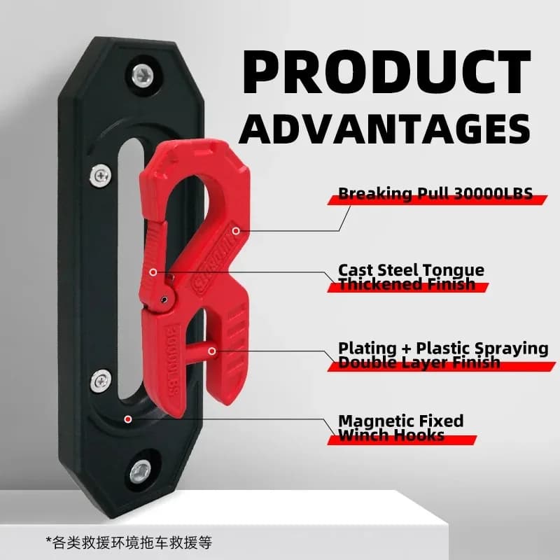 4WD Off-Road Winch Roller Fairlead Kit with Shackle Aluminum Accessories for Factory Price