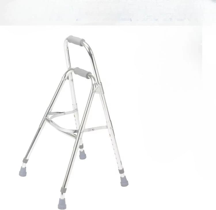 Comfort Height Adjustable Folding Aluminum Side Type Single Arm Walker Half Adult Walker