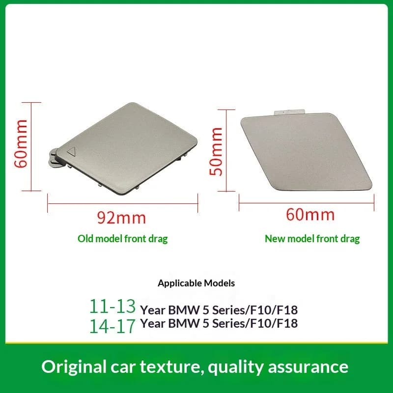 For BMW 5 Series F18 Front Bumper Trailer Cover Front Bar Traction Hook Hole Rescue Cover 5111724686