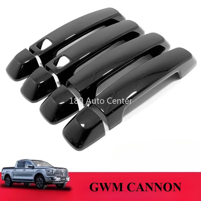 2023-2025 Models GWM CANNON Exterior Door Handle Protection Cover Silver Black Carbon Fiber