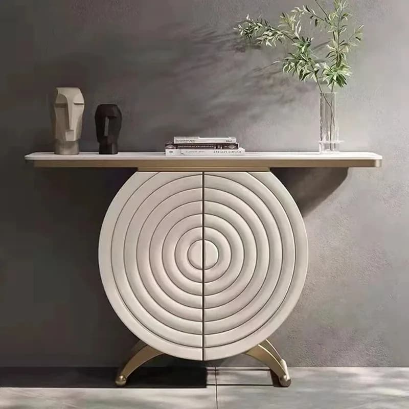 Creative Modern Minimalist Cabinets Luxury Rock High-end Porch Cabinets Living Room White Meuble Rangement Home Furniture