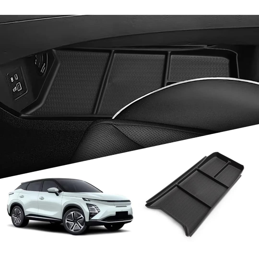 for Chery OMODA C5 EV 2024-2025 Center Console Lower Layer Storage Box Organizer Tidying Interior Accessories Car Storage Box