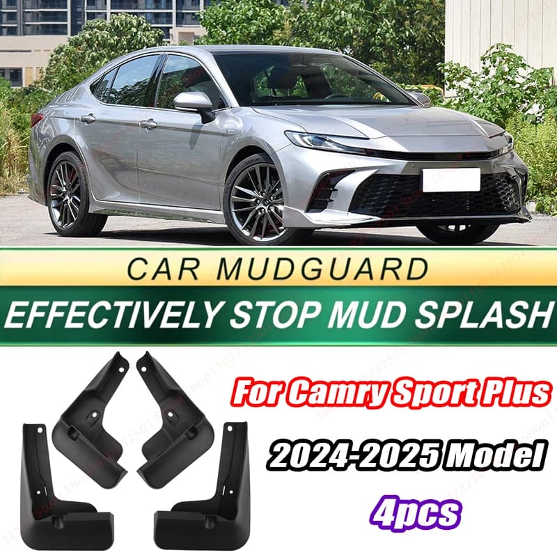 For Camry Sport Plus 2024-2025 Model 4PCS Front Rear Mud Flaps Splash Guards Fender Mudguards Auto Accessories