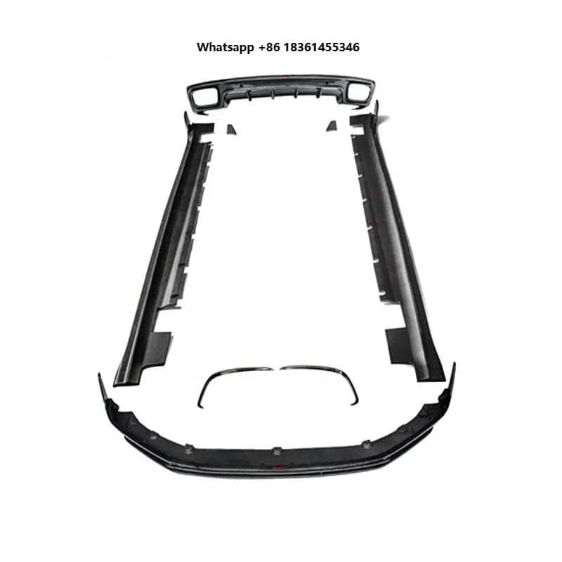 For Panamera 971 Upgrade Cmst Style Front Lip Rear Lip Side Skirts High Quality Carbon Fiber Car Body Kits