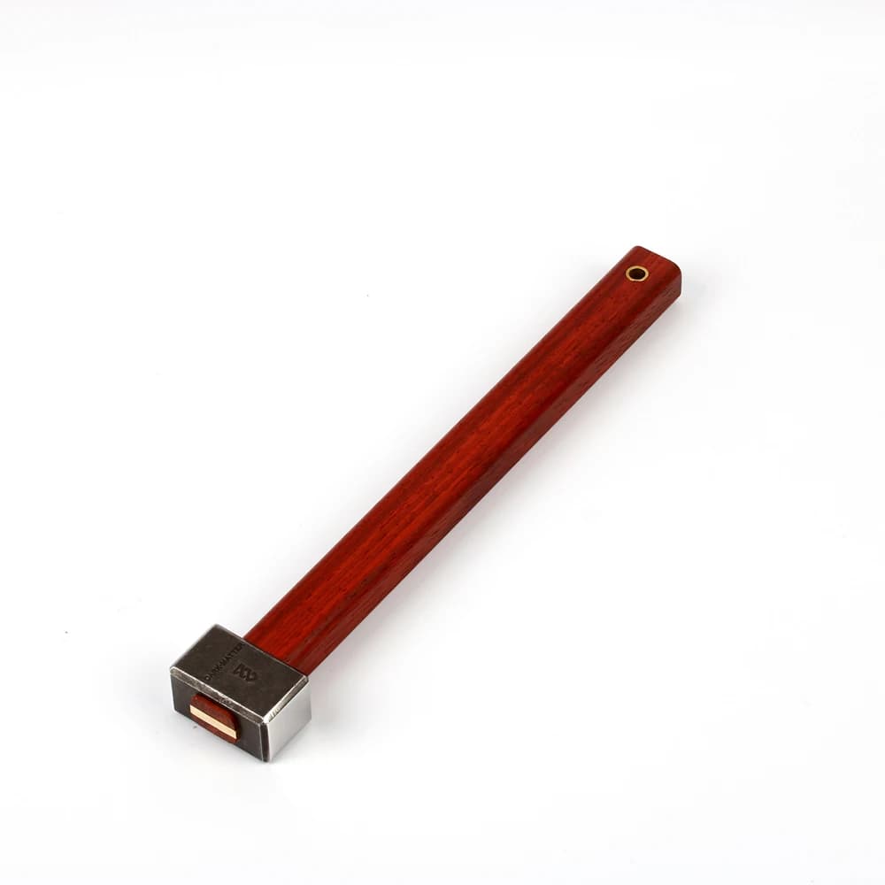 Mini Square Hammer 45x25MM HRC56+ 440C Steel Head with Rosewood Long Handle Classic Hand Tools 270G