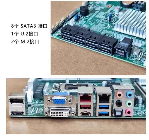 For Super Micro X11SCA-F Workstation Server for Industrial Control Motherboard C246 8th Gen 9th Gen I7 I9 E3-12XX