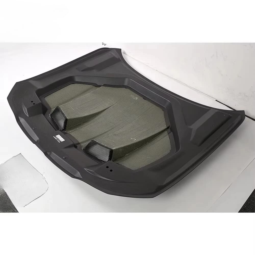Dry Carbon Fiber N Type Vented Hood for BMW M3 G80 G81 M4 G82 G83 Front Bumper Engine Valve Cover M3 M4 Engine Bonnet Hoods