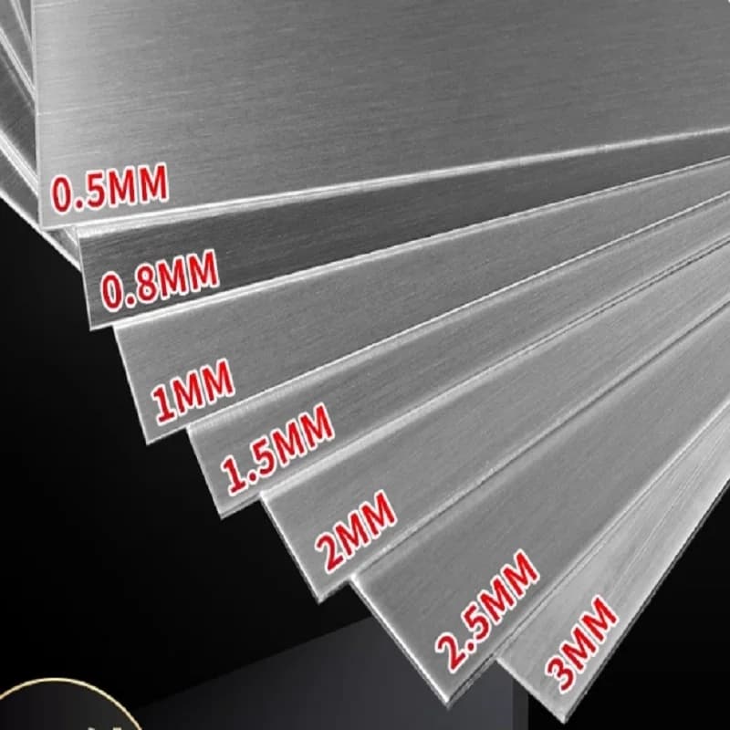Stainless Steel Sheet Plate 0.1mm 0.15mm 0.2mm 0.3mm 0.4mm 0.5mm 0.8mm 1mm 1.5mm 2mm 3mm 4mm