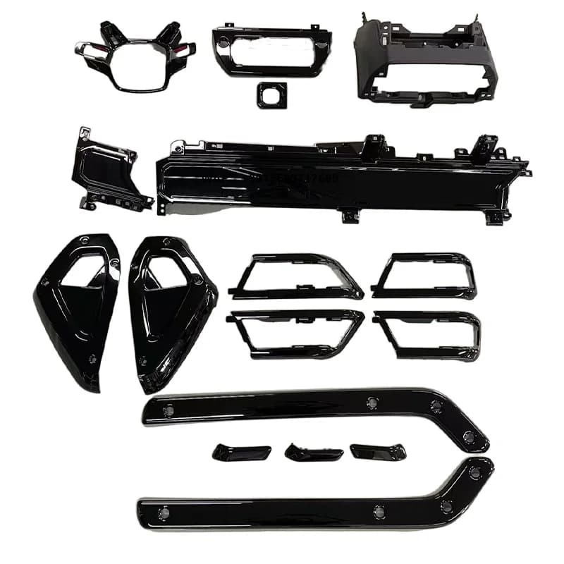 2020-2024 Car Modification Upgrade ABS Glossy Black Interior Kit for Range Rover Defender CN GUA