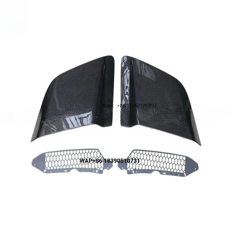 Replacement Parts Caprist Style Dry Carbon Fiber Side Door Fenders Blade Panels Air Vent for R8 2016-2024