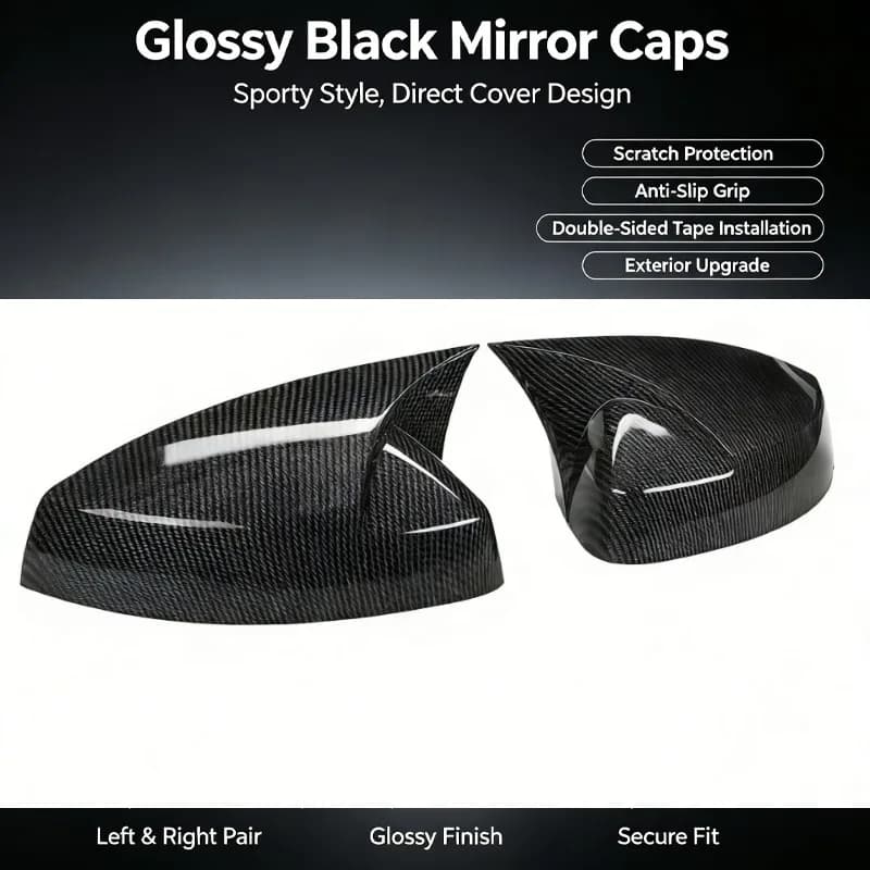 Suitable for Audi A3S3 RS3 8V rearview mirror housing mirror cover rearview mirror cover modified horns 2014-2020