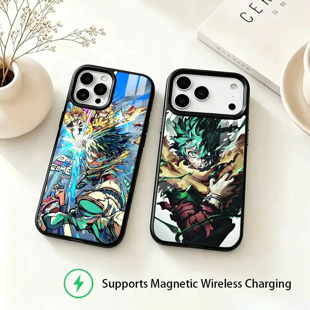 M-My Hero Academia deku Phone Case For iPhone18,17,16,15,14,13,12,11 Plus,Pro Allows magnetic wireless charging