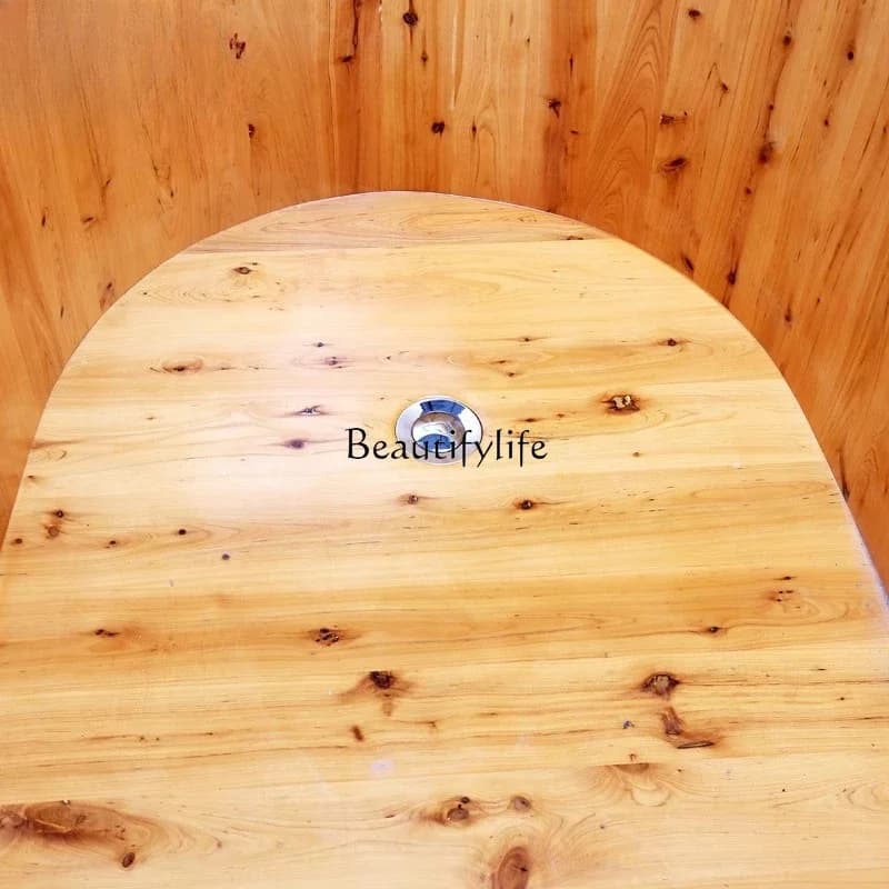 1**Cypress double couple bath bath bucket bathtub can be customized