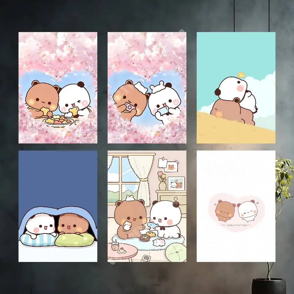 Cartoon B-Bubu D-Dudu Aesthetic Poster Gallery Prints HD Home Wall Art Stylish Decoration