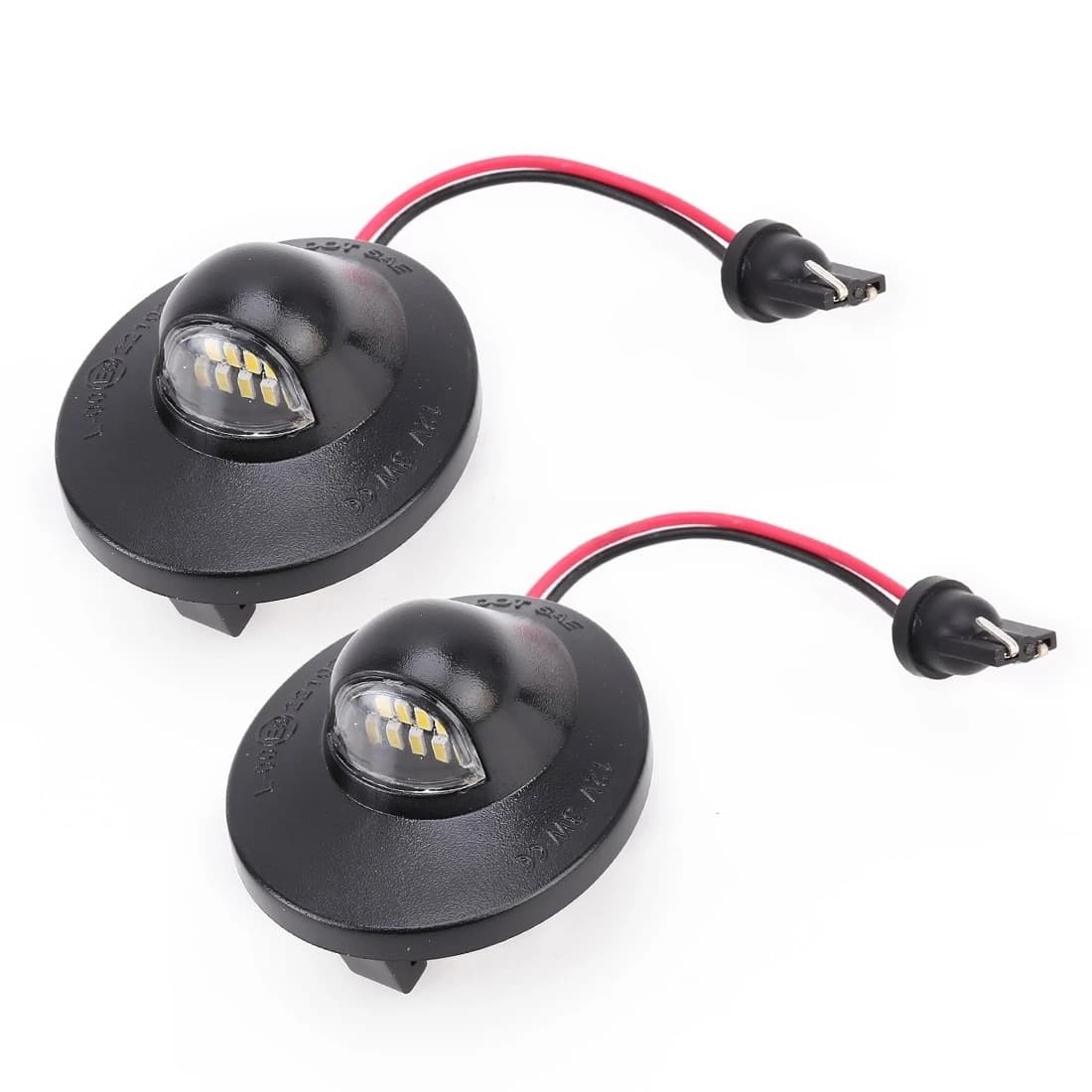 Suitable for Ford Raptor F150 license plate light DC 12V 3W 150LM 6000K 9 4014 lamp beads, a pair is sold
