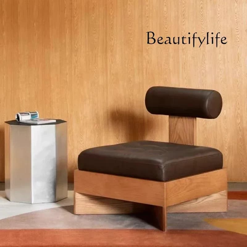 A44 pU Nordic light luxury sofa chair leisure chair single sofa chair hotel home living room designer reception