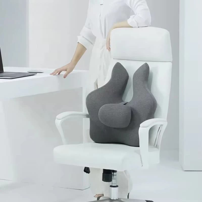 Orthopedic Ergonomic Memory Foam Back Support Pad Knitted Office Car Cushion