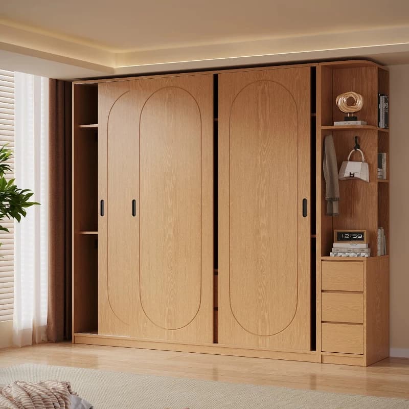 Modular Customized Wardrobes Hanging Clothes Clothes Bedroom Wardrobe Closet Storage Organizer Guarda Roupa Casal Furniture Home