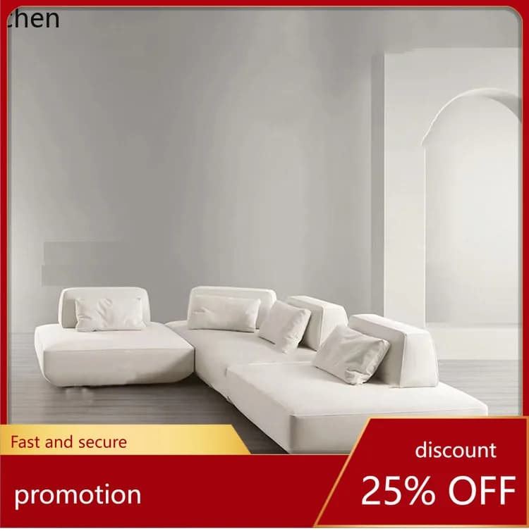 CZ  Modular Island Sofa Free Combination Double-Sided Cube Fabric Mobile Backrest