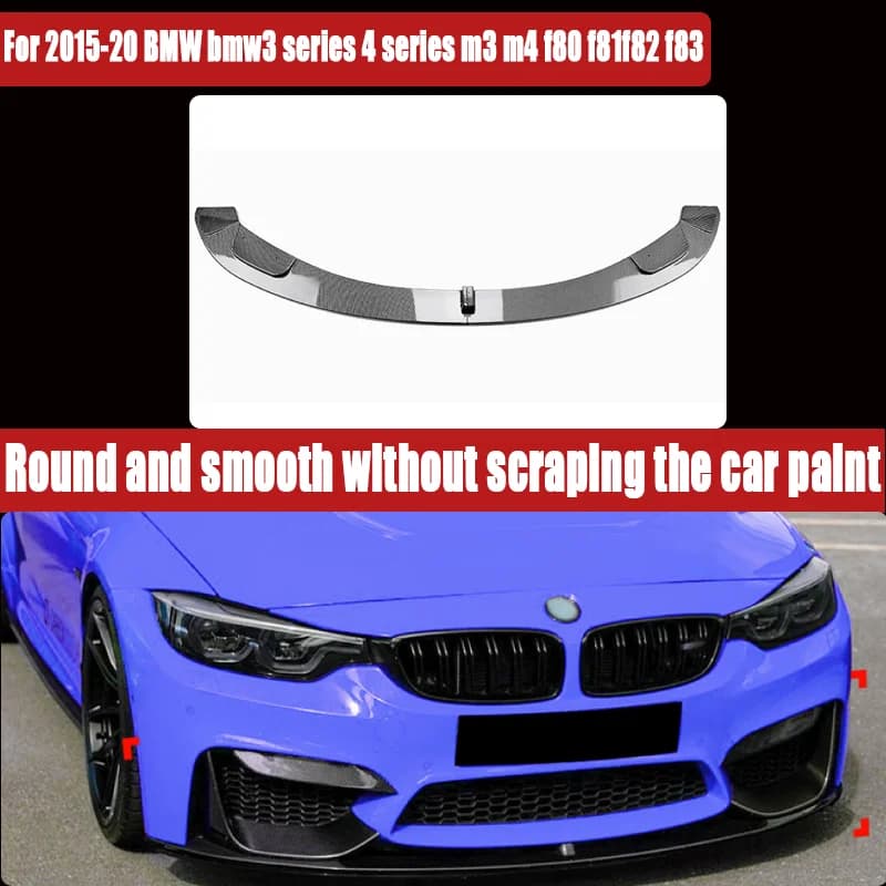 For 2015-20 BMW bmw3 series 4 series m3 m4 f80 f81f82 f83 front shovel front lip corner modification parts.car accessories