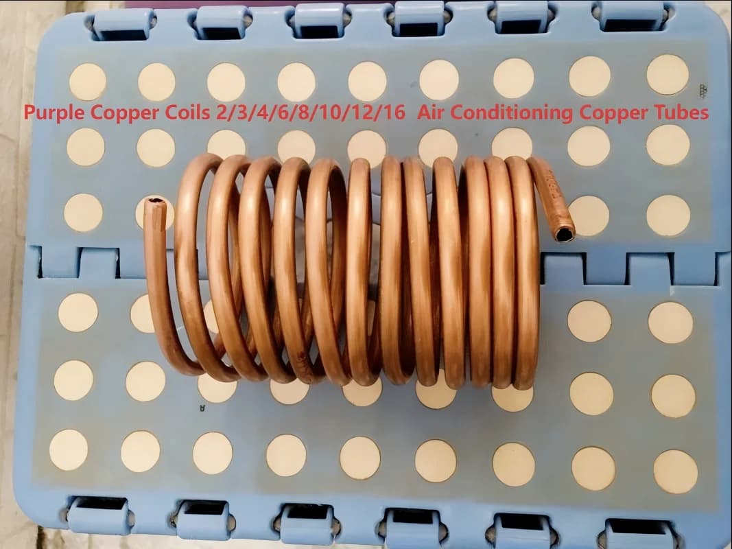 1Meter Soft Copper Tube Coil OD 2/3/4/5/6/8/9/10/12/14/16/19/22/25mm 99.9%Pure Coppers Wire Pipe Air Cooling DIY