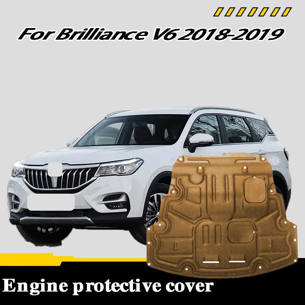 For Brilliance V6 2018-2019 1.5T Vehicle Specific Splash Resistant High Quality Engine Protection Cover Lower Mudguard