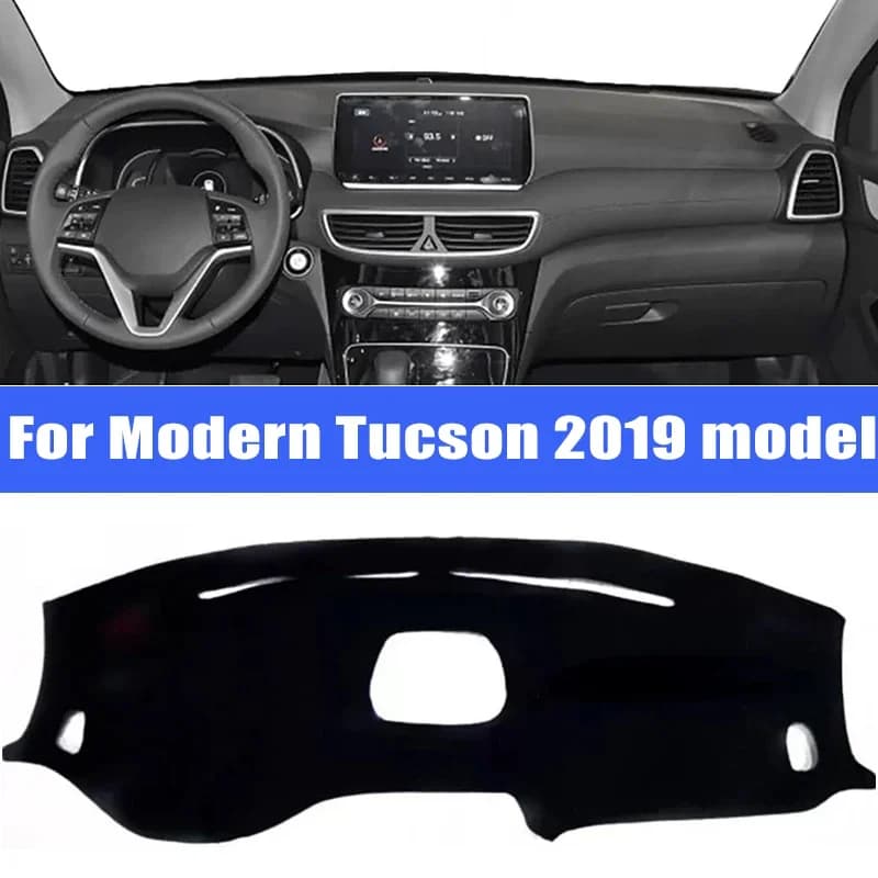 Car Dashboard Cover Sun Shade Mats Avoid Light Pads Instrument Panel Protective For Modern Tucson 2019 Model Car Accessories