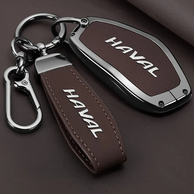 Premium Zinc Alloy Key Cover Case for Haval Menglong/2nd Gen Dargo/Shenshou/Xiaolong MAX/Cool Dog - Protective Key Fob Shell
