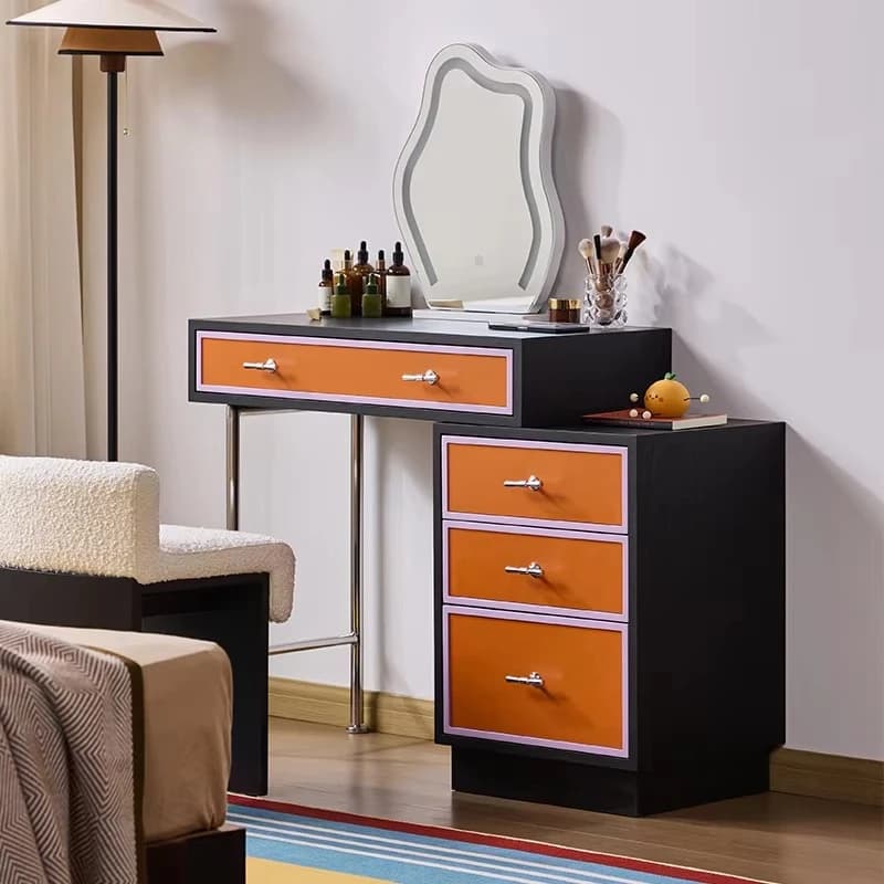 Modern Durable Solid Wood Bedroom Storage Removable Panel Adjustable Dresser