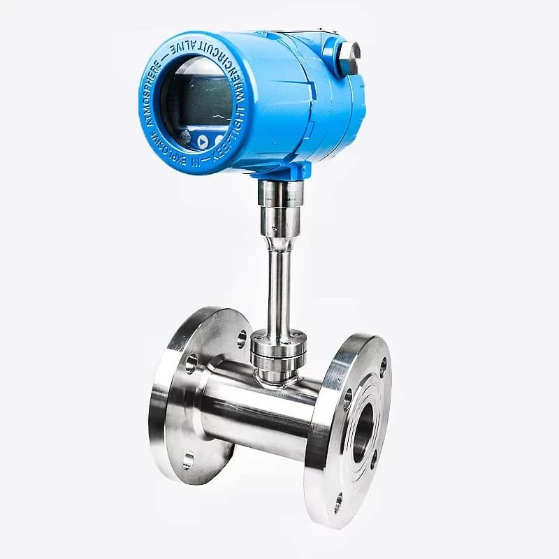 ATEX IP65 Corrosion Resistant Battery Powered Insert Type Thermal Gas Mass Flow Meter Sensor For Oxygen Air