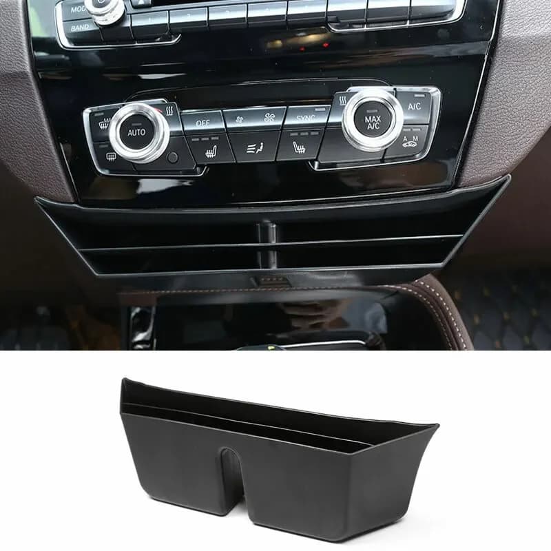 ABS Car Center Console Storage Box Stowing Tidy Organizers Box For BMW X1 F48 2016-21 Car Accessories For BMW X2 F47 2018-2021
