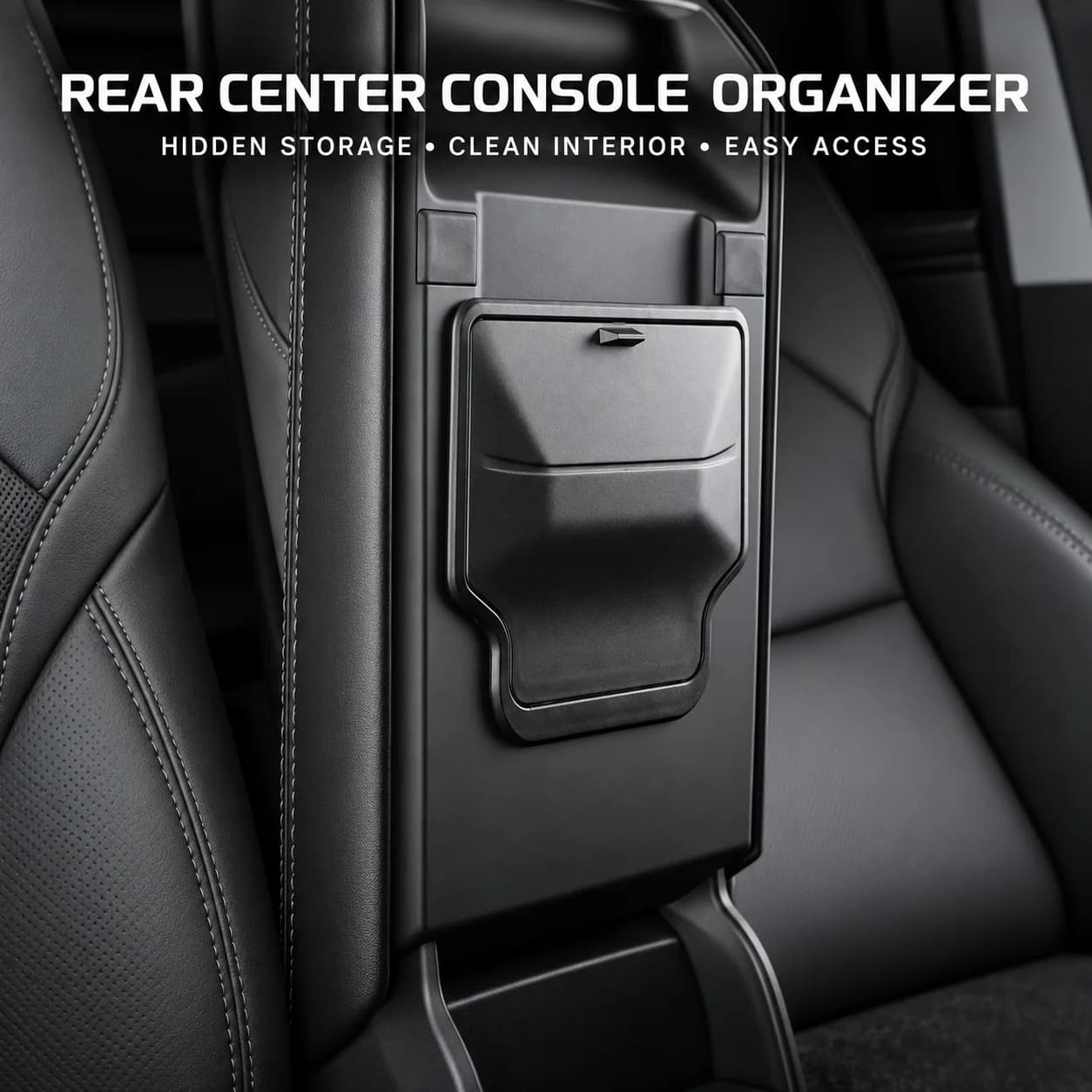 LUCKEASY Car Armrest Box For Tesla Model 3 Highland Model Y Juniper 2025 2026 Center Console Storage Case