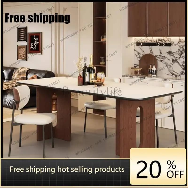 XX.Minimalist Designer Dining Tables Base Unique Extending Modern Dining Tables Luxury Expandable Mesas Comedor Furniture For Ho