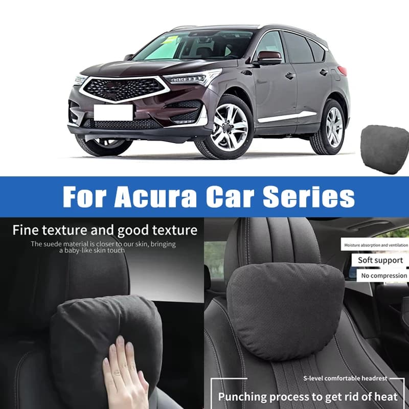 Top Quality Car Headrest Neck Support Seat Soft Neck Pillow Breathable For Acura RDX MDX TLX Integra CDX ZDX NSX TL TSX RDX CL
