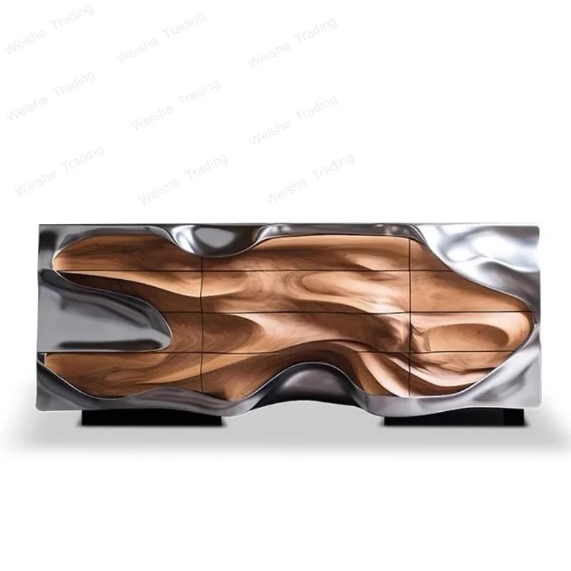 Designer joint original design modern light luxury art dining side cabinet international hall furniture