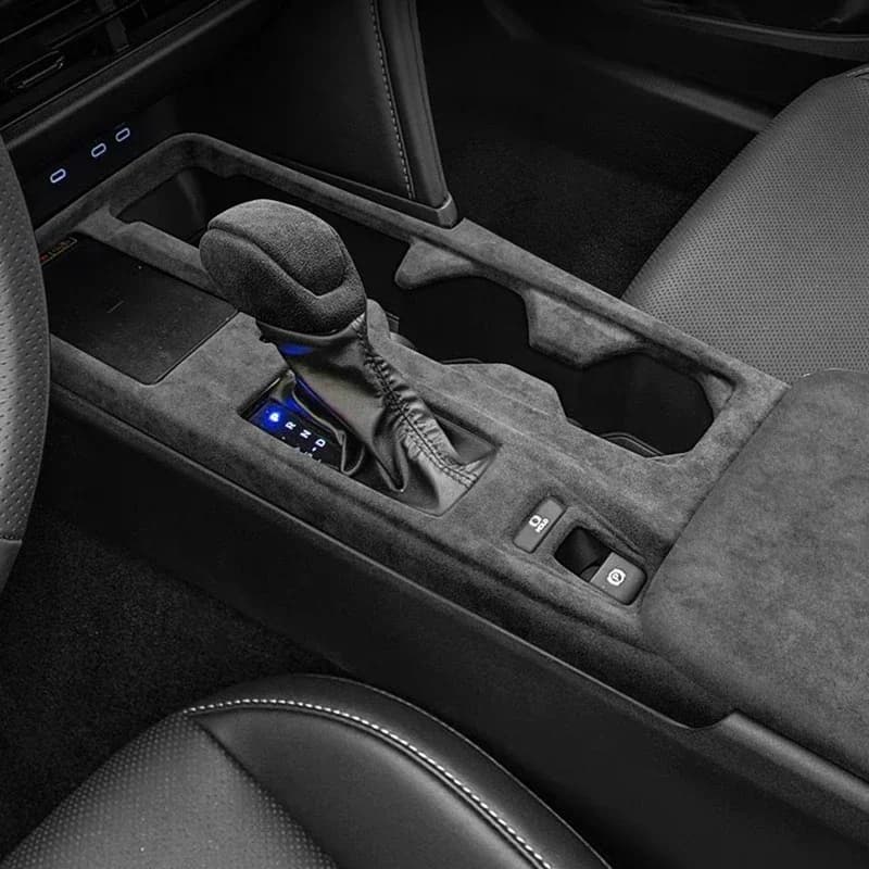 For Toyota 9th CAMRY XV80 2024 2025 Top Suede Overlay Interior Car Gearshift Panel Armrest Lid Window Buttons Interior Trim Kits